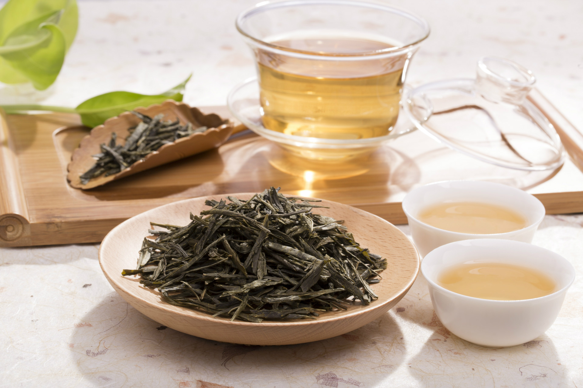 富硒茶和毛尖