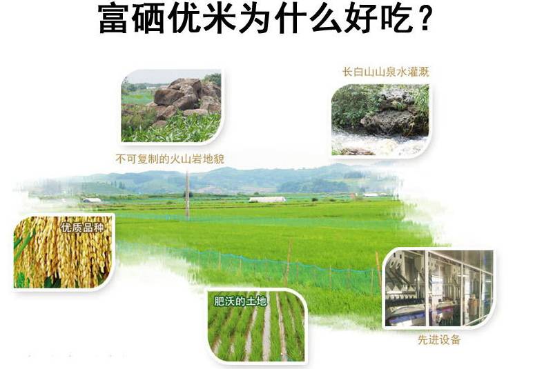富硒大米美白