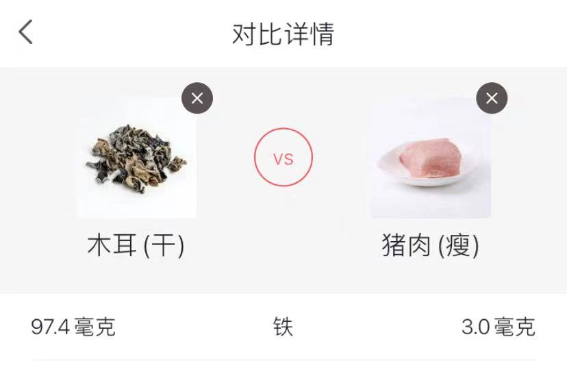 木耳补铁吗