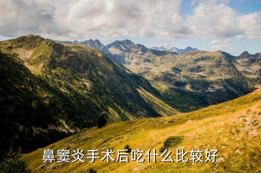 鼻窦炎手术后吃什么比较好