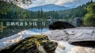 富硒鸡蛋多少钱1斤
