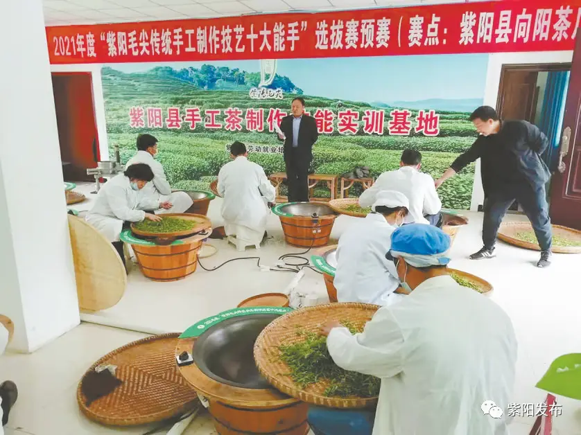 紫阳富硒茶招牌