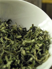 白茶的茶艺创意画图片