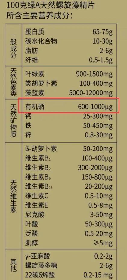 恩施产品硒含量