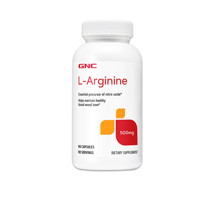 GNC健安喜L Arginine精氨酸片500mg胶囊男性保持活力90粒