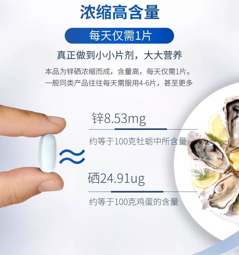 锌硒宝咀嚼片成分