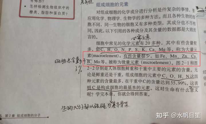 人体中微量元素