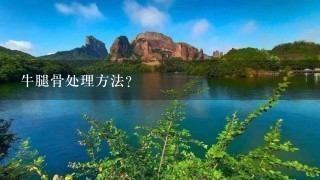 牛腿骨处理方法？