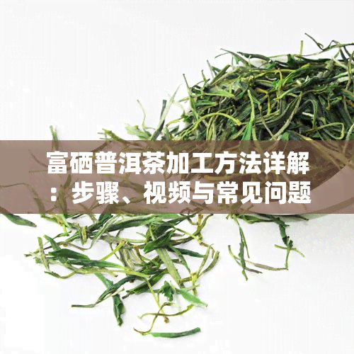 富硒普洱茶加工方法详解：步骤、视频与常见问题