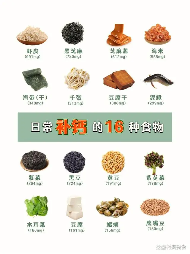 缺钙吃什么补钙最快