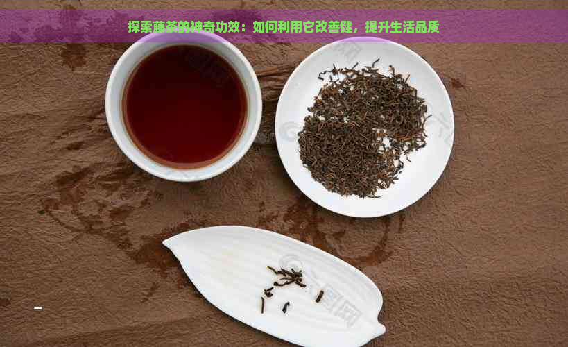 探索藤茶的神奇功效：如何利用它改善健，提升生活品质