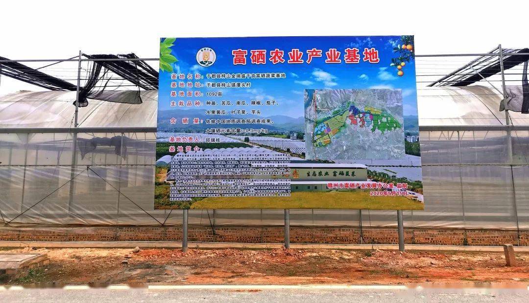 推销于都富硒蔬菜产业园