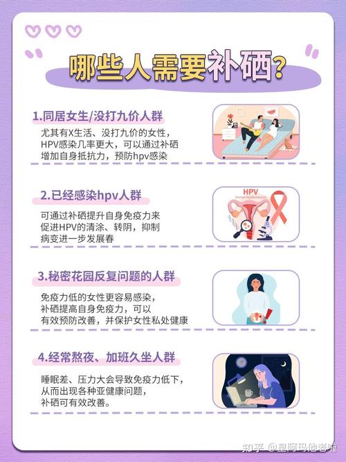 hpv 补硒