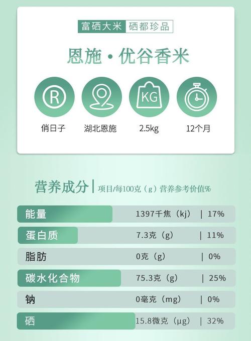 补硒恩施大米