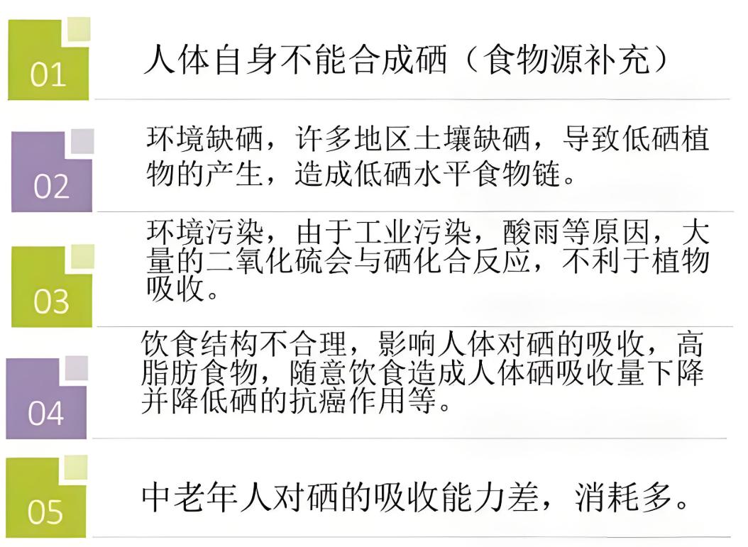 国内补硒产品
