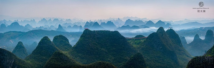 阳朔如意峰景区千里江山图